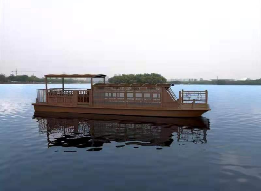 嘉興南湖景區首艘鋰電池動力游船在我公司建設開工